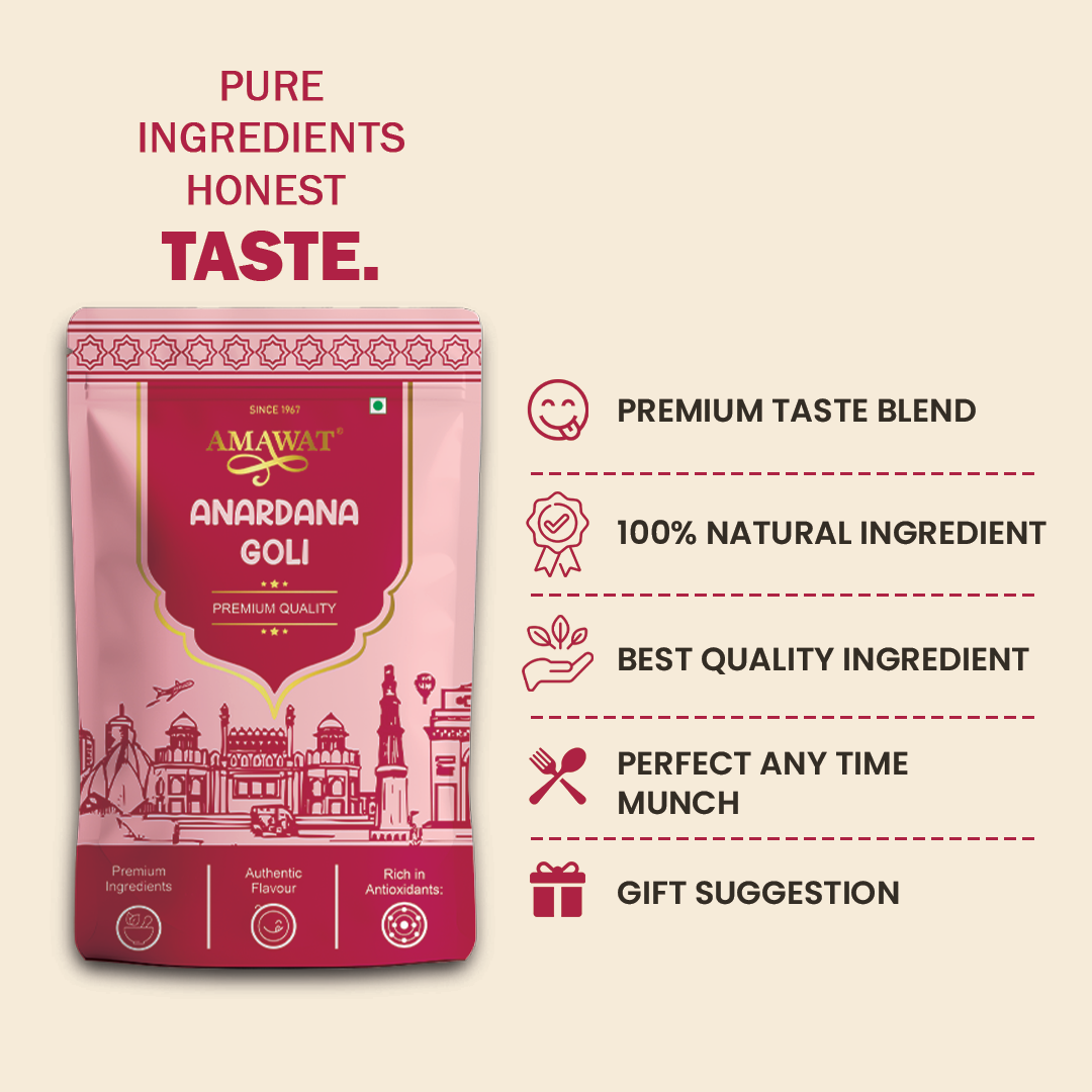 Anardana Goli - Classic Anardana Churan Digestive Goli | 100gm
