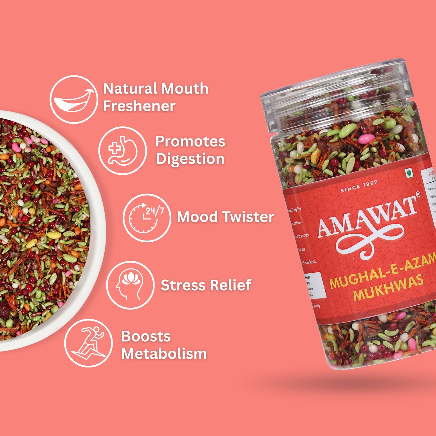 Mughal-E-Azam Mukhwas - After Meal Digestive Mouth Freshener