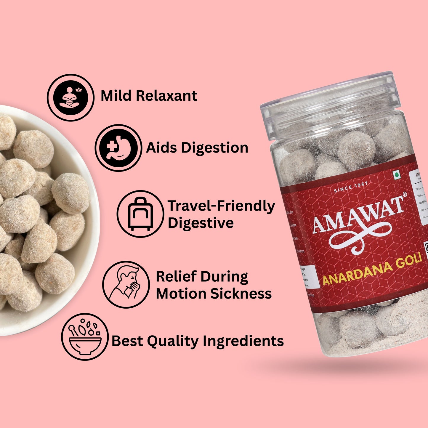 Anardana Goli - Digestive Anardana Churan Goli