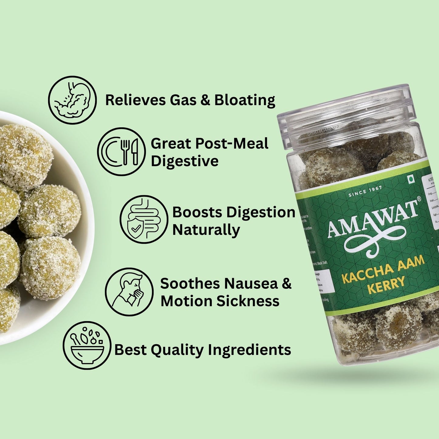Kaccha Aam Kerry - Digestive kacha aam candy churan