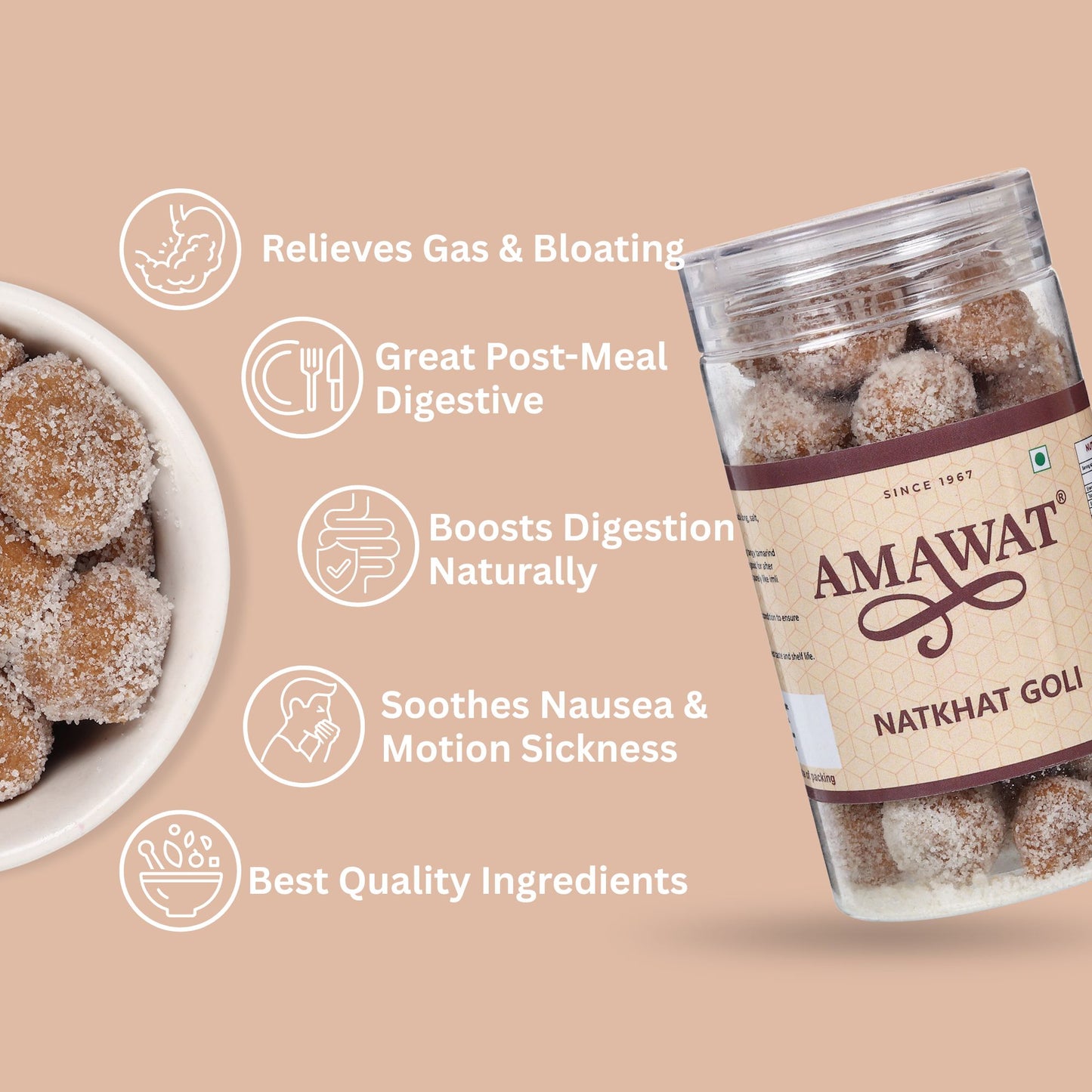 Natkhat Goli - Digestive Natkhat Goli | Khatti Meethi Goli