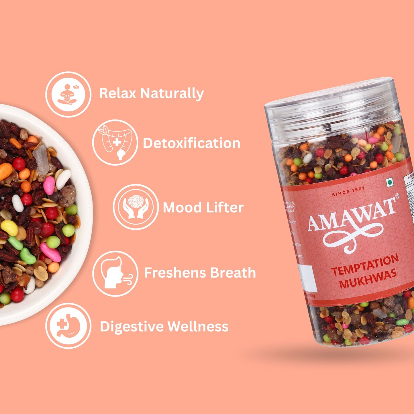 Temptation Mukhwas - Digestive Mouth Freshner
