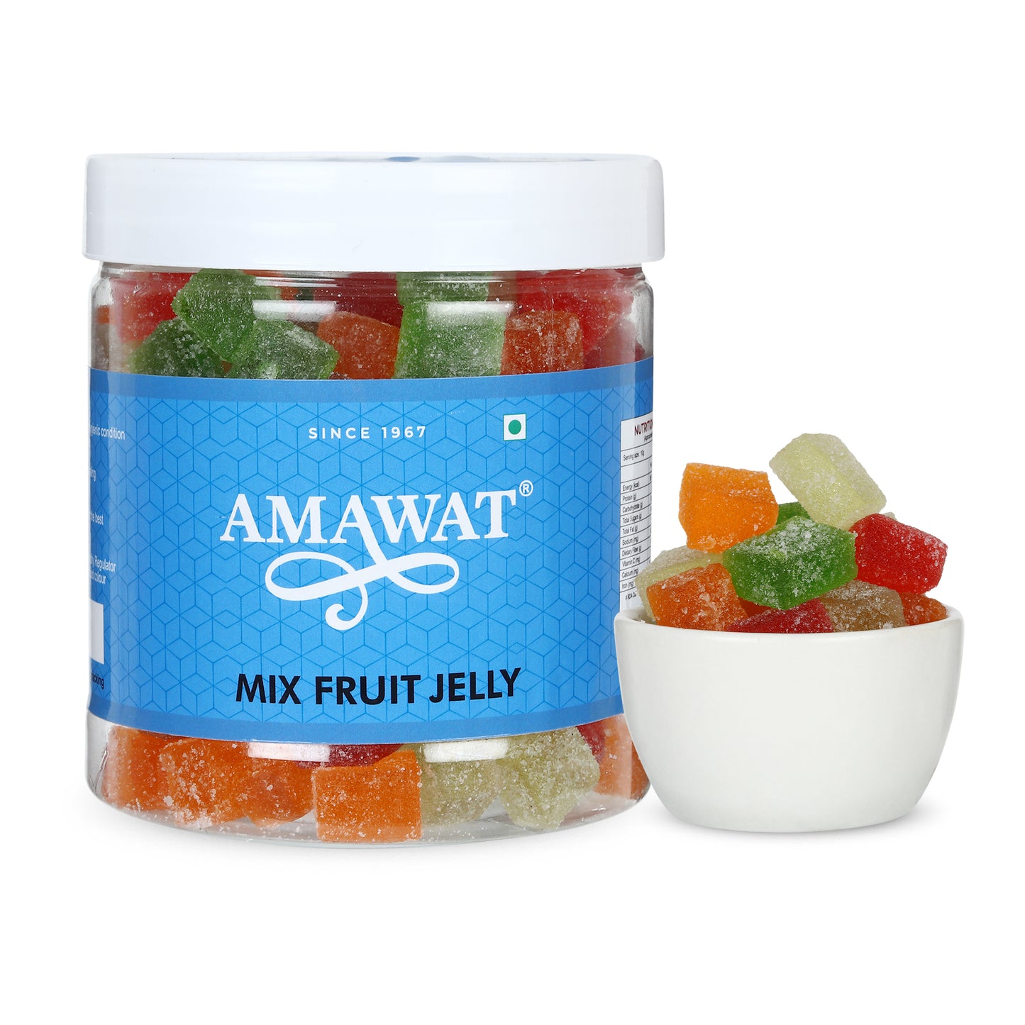 Mix Fruit Jelly - Sugar Coated Jelly Candy / Toffee / Bites