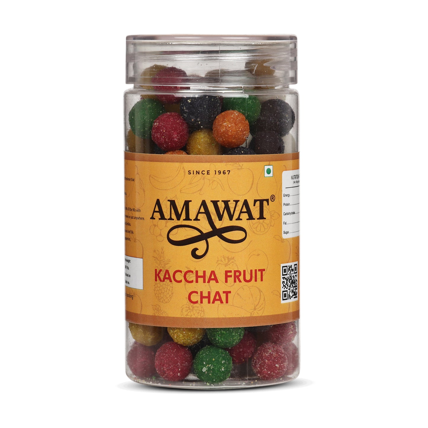 Buy multicolour kaccha fruit chat From Amawat