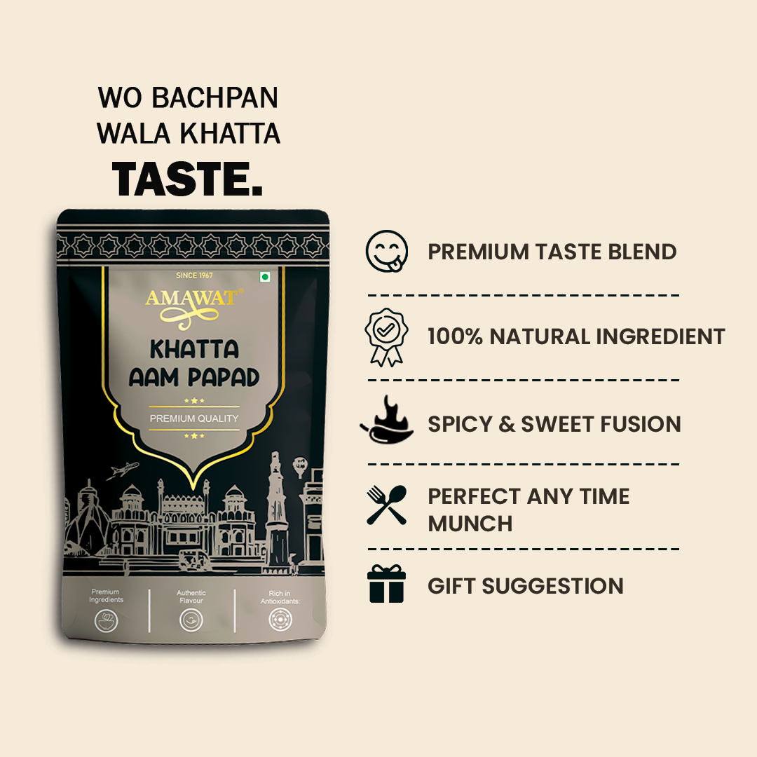 Khatta Aam Papad - Tang That Makes You Smile | 100gm