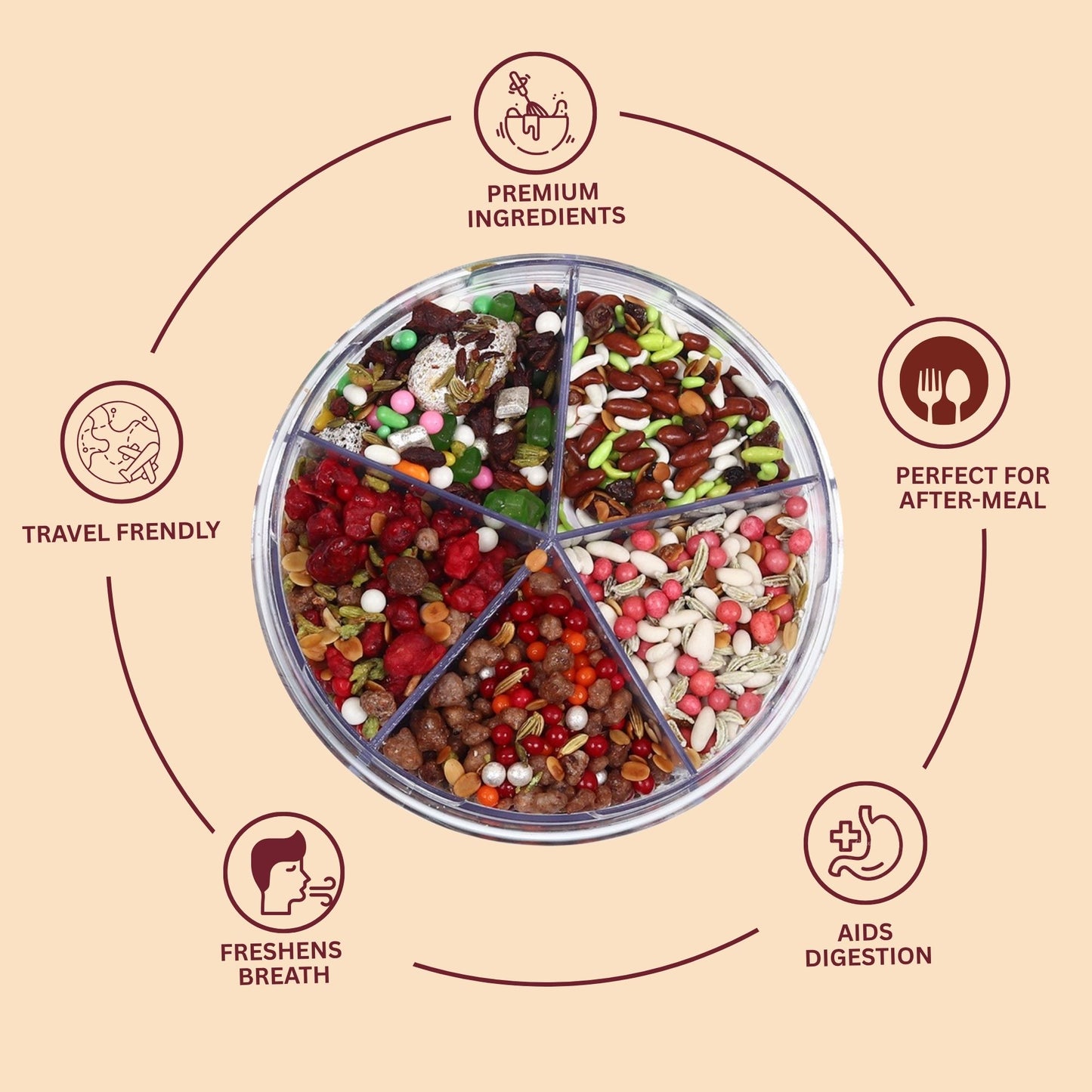 5 In 1 Panchratan Royal- After Meal Digestive Mouth Freshener