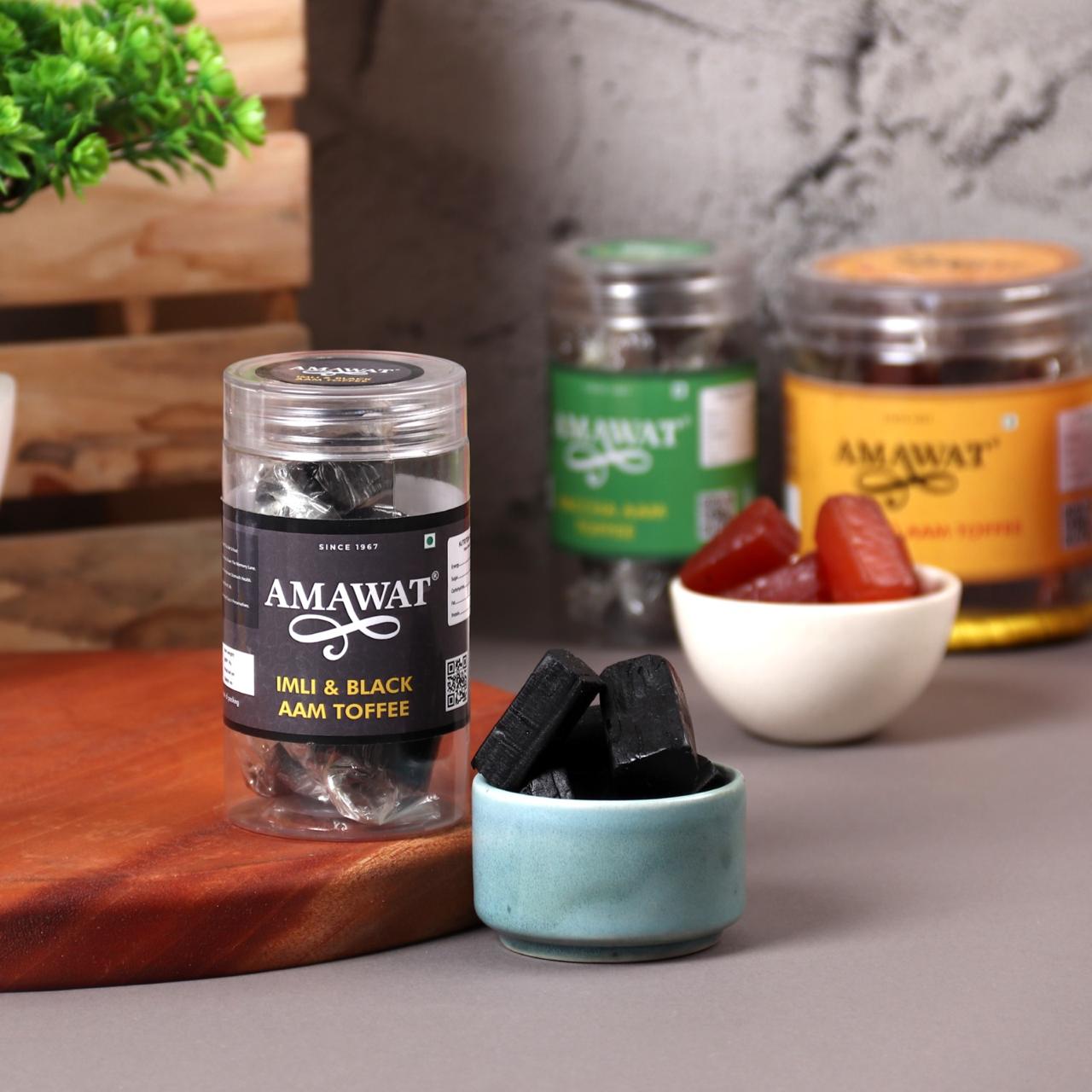 Imli and Black Aam Toffee - Black Aam Papad Toffee / Candy / Jelly
