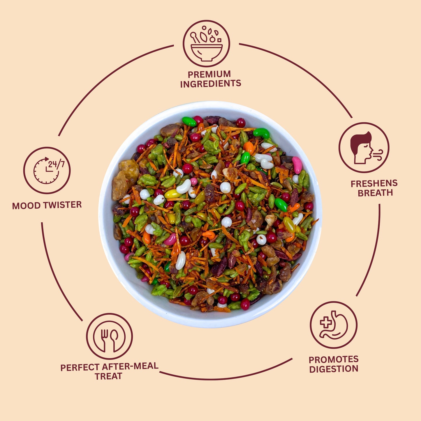 Mughal-E-Azam Mukhwas - After Meal Digestive Mouth Freshener
