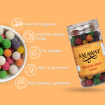 Kaccha Fruit Chat - Mixed fruit Chatpati Candy Ball