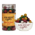 Kaccha Fruit Chat - Mixed fruit Chatpati Candy Ball