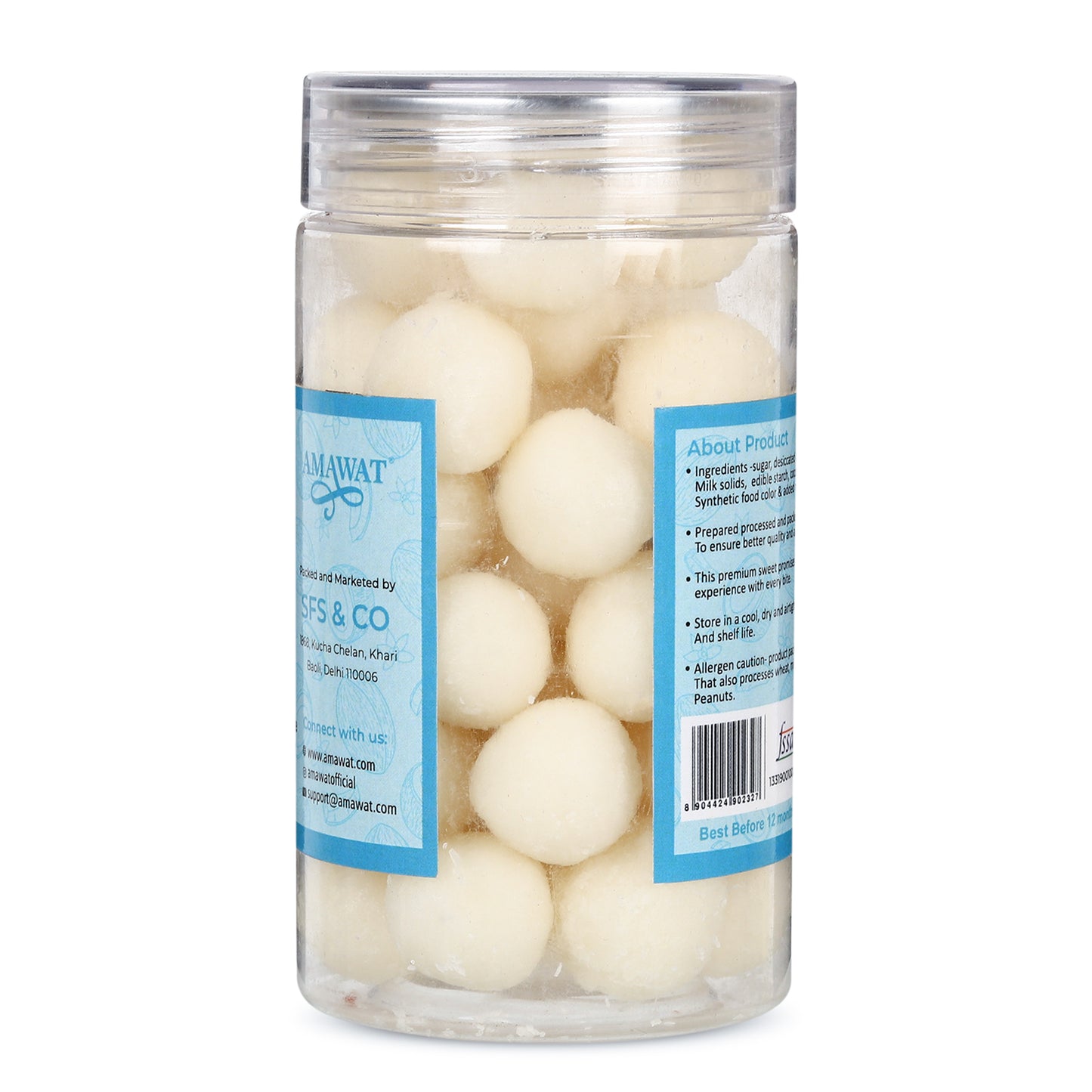 Coconut White Peda - Coconut Toffee Candy