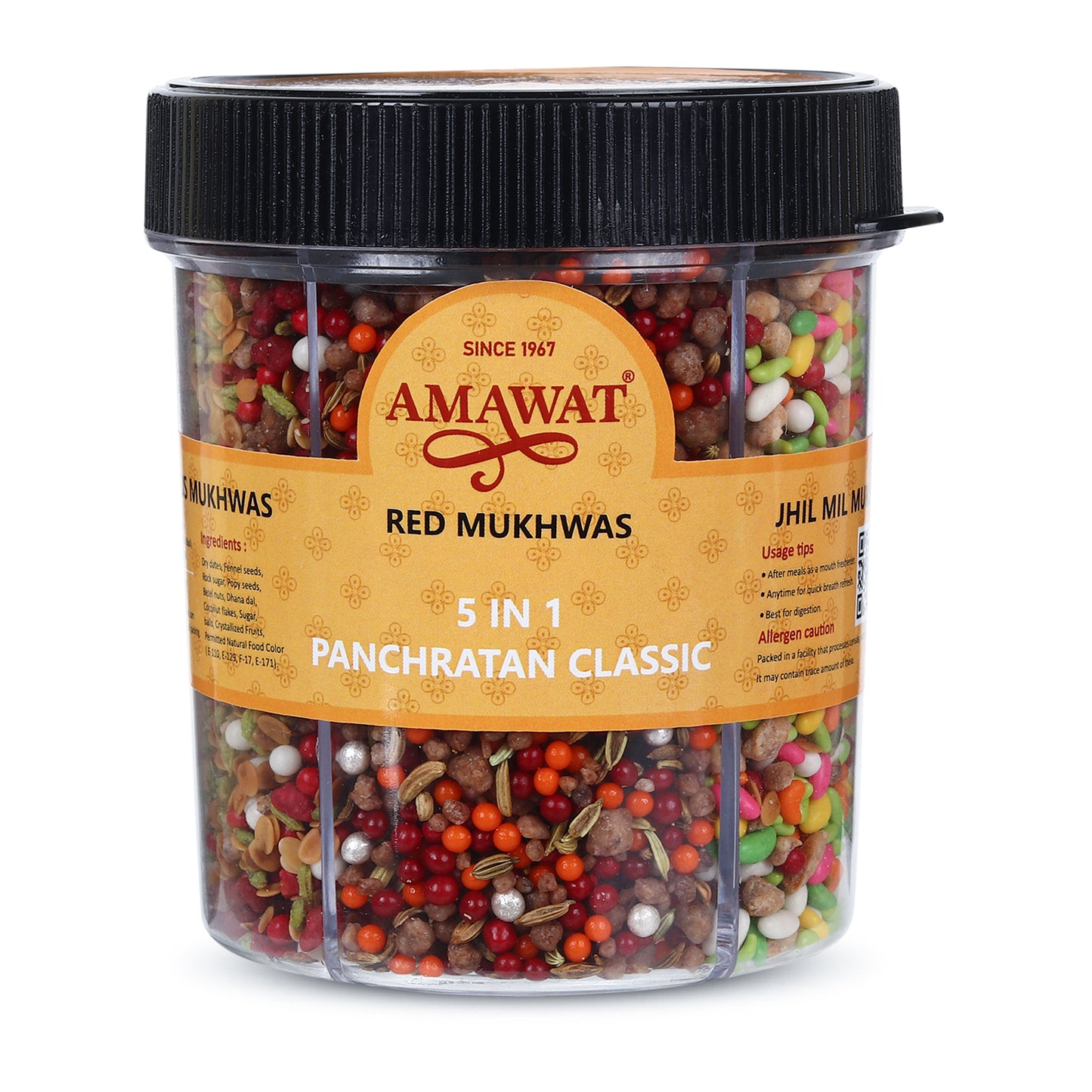 5 In 1 Panchratan Classic - Premium Indian Mukhwas & Mouth Freshener (300g)