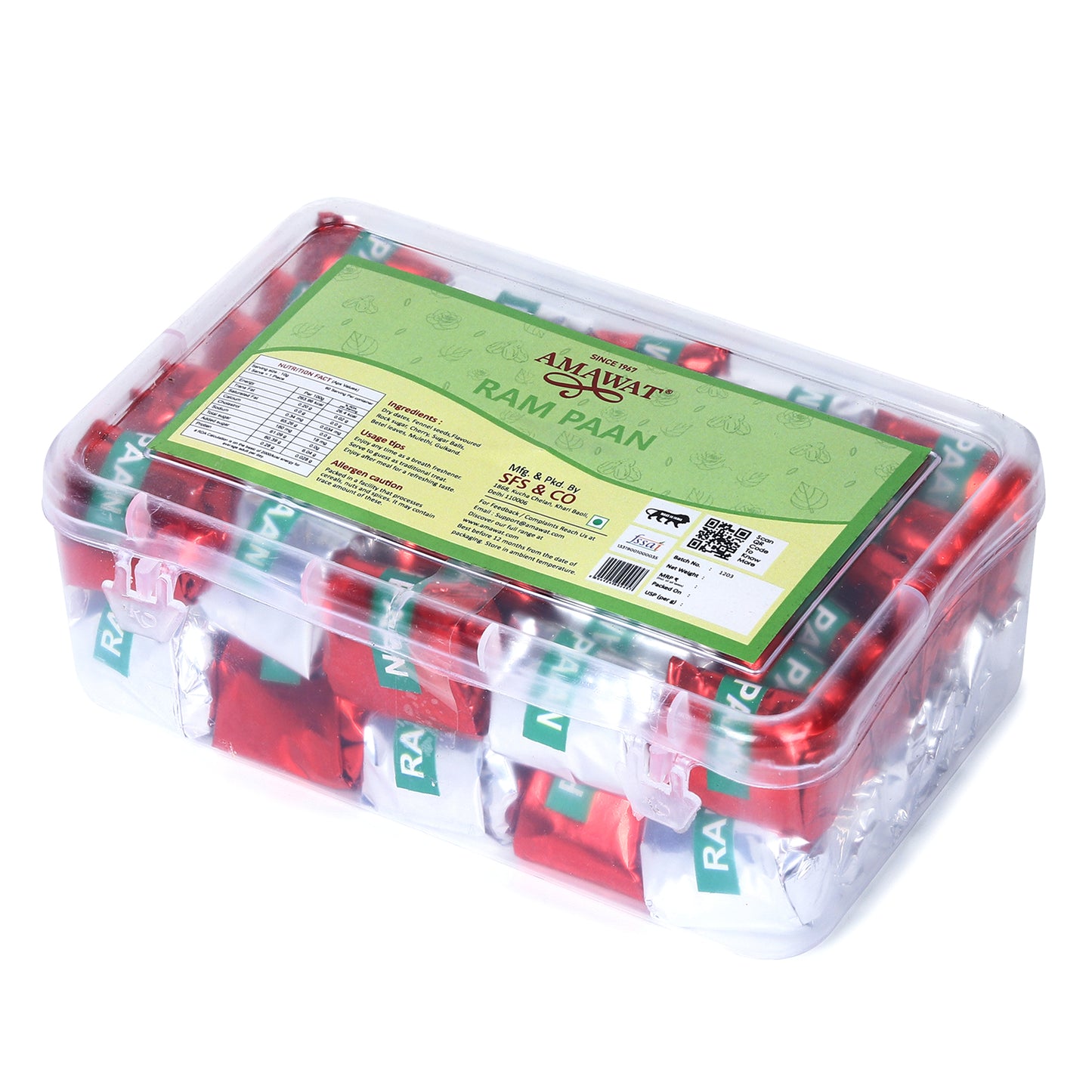Ram Paan - Red and Silver - After Meal Paan Mukhwas