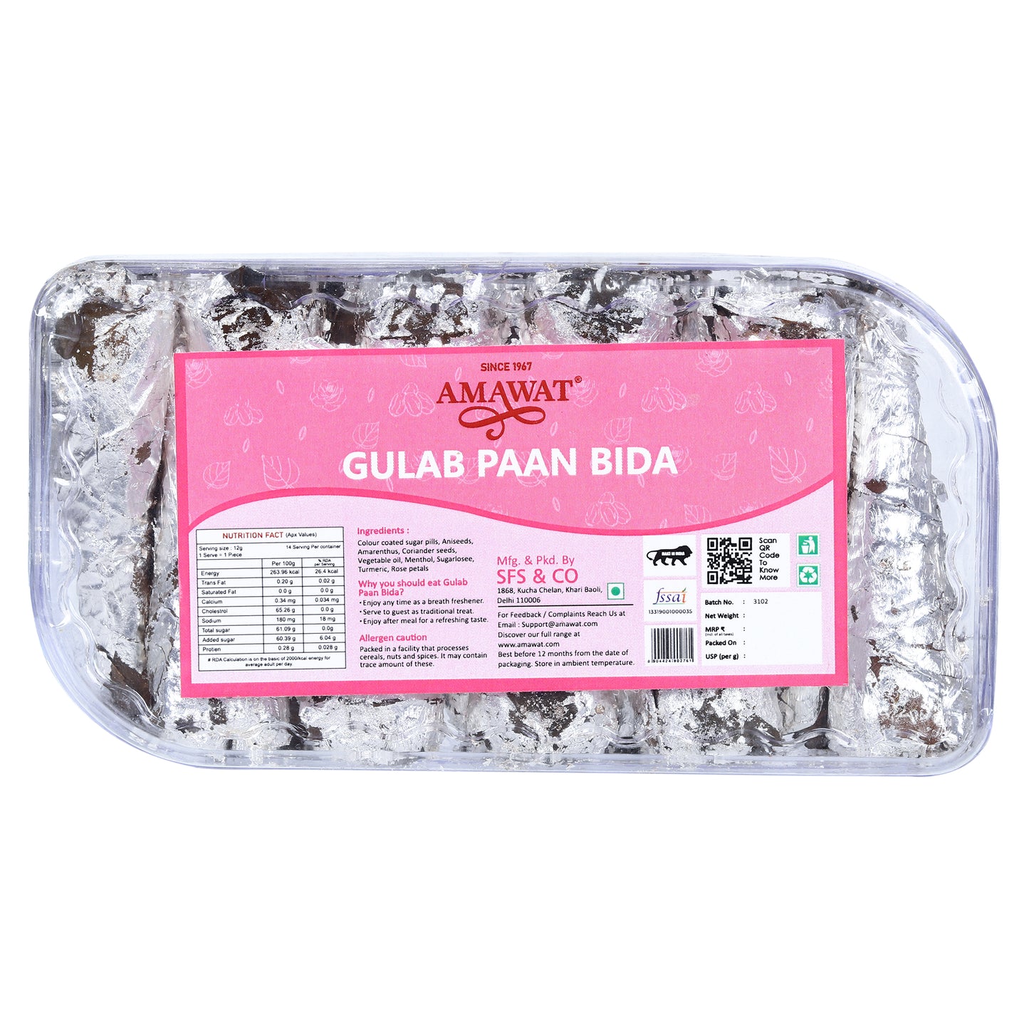 Gulab Paan Bida - After Meal Paan Mukhwas