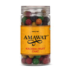 Kaccha Fruit Chat - Mixed fruit Chatpati Candy Ball