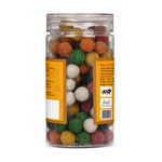 Kaccha Fruit Chat - Mixed fruit Chatpati Candy Ball