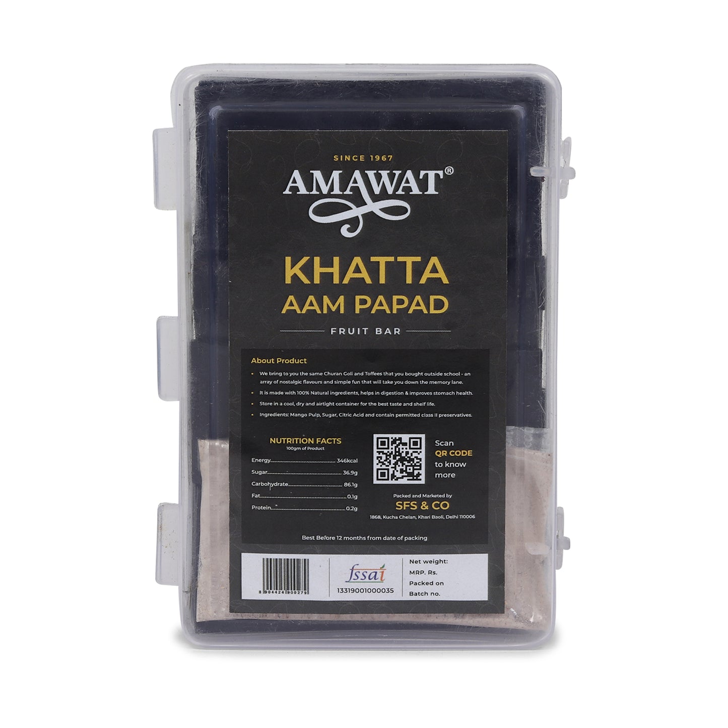 Buy kala khatta aam papad From amawat